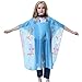 Colorfulife Child Hair Cutting Waterproof Cape Barber Kids Hair Styling Cloth with Snap Closure Professional Home Salon Hairdressing Wrap Cartoon Men Pattern B003 (Blue)