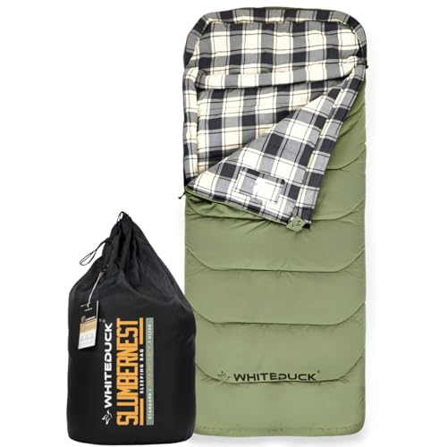 WHITEDUCK Slumbernest 0 Degree Sleeping Bag Adults Winter - Extreme Cold Weather...