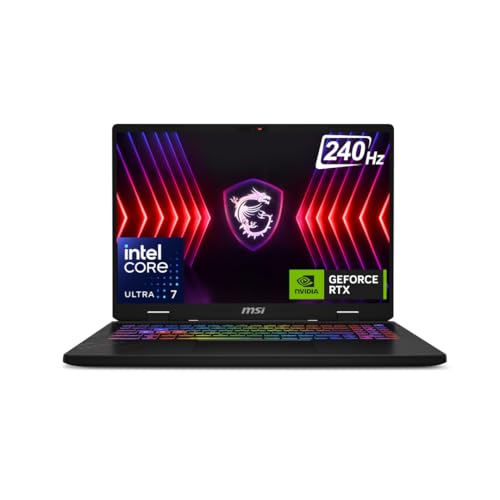 Image of MSI Crosshair 16, Intel Series 2 Core Ultra 7 255HX, 41cm QHD+ 240Hz Gaming Laptop (16GB /1TB NVMe SSD /Windows 11 Home /NVIDIA GeForce RTX 5060, GDDR7 8GB /Cosmos Gray /2.5Kg) D2XWFKG-068IN