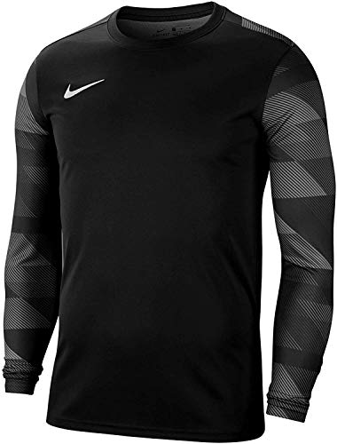 Nike Nike Dri-fit Park IV Goalkeeper T-shirt à manches longues unisexe pour enfant, Mixte enfant, CJ6072-010, Noir/gris., 13-15 ans