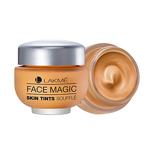 Image of LAKME Rose Face Powder, Warm Pink, 40g And LAKME Face Magic Souffle, Shell, 30ml