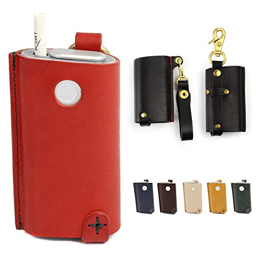 グローケース 栃木レザー クリーク仕立て 日本製 gloカバー ZP-16TK (キャメル ストラップタイプ)