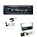 Produktbild Alpine UTE-204DAB 1 DIN Autoradio DAB+ Bluetooth USB AUX-IN passend für Peugeot 308 2007-2009 Silber