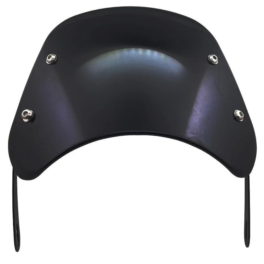 Pare-brise moto universel noir pour rouler confortablement au quotidien