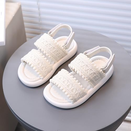 IWIHMIV Toddler Girls Beach Sandals Breathable Adjustable Straps Open Toed Non Slip Water Sandals for Beach Swim Pool3