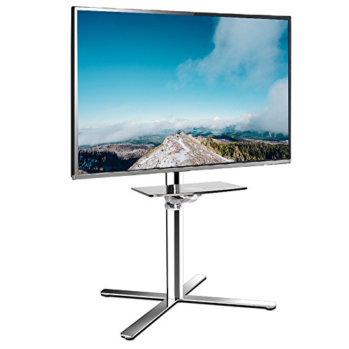 FLEXIMOUNTS C01 TV Cart LCD Stand for 32''-60'' LCD/LED Plasma Flat Panel Screen & up to 66 lbs