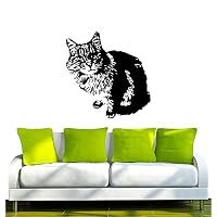 INDIGOS UG - Decalcomanie da muro - adesivi da parete - Murale - white, 96x71cm - Decorazione per soggiorno, camera dei bambini, ufficio, scuola