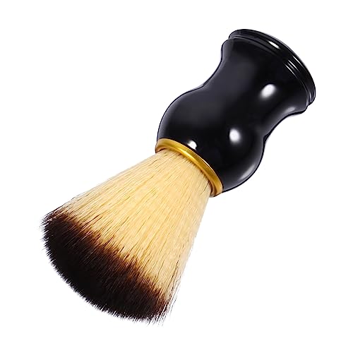 GANAZONO Brocha De Afeitar Con Mango De Madera Cepillo Espumante Para Barba Suministros Para Hombres Herramienta Para Cuidado Personal Masculino