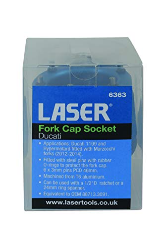 Laser 6363 douille pour bouchon de fourche Ducati haute finition