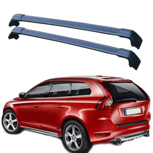 DPBXQ (1 par) Baca de Coche Coche Barras de Techo para Volvo XC60 2008-2017 2018-2023 Aluminio,P