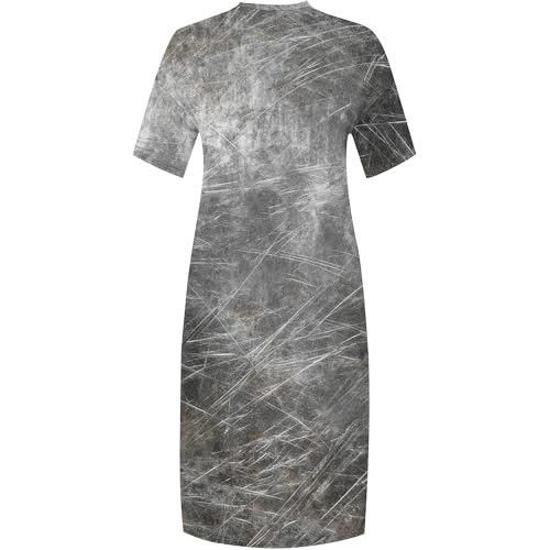 Image of SUZONANA Plus Size Dresses for Curvy Women African Print American Dress Summer Outfits Casual Loose with Pocket