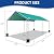 10x20 ft Heavy Duty Car Canopy Galvanized Frame Carport Outdoor Party Tent Boat Shelter with Reinforced Structure, No Sidewall - Green