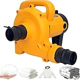 Elektrische Daunenfüllmaschine, Saug-Doppelfunktion, 6-Gang-Einstellung, mit Fußschalter, Jacken 3280W Daunenfüll- und Saugmaschine for Füllen und Aufarbeiten von Daunen