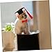BESPORTBLE 2pcs Pet Hat and Bow Tie Set Mini Pet Graduation Cap Red Tassel and Bow Tie for Dogs and Cats Accessories for Parties Photos and Outdoor Activities