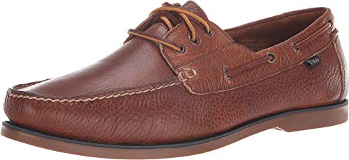 POLO RALPH LAUREN Men's Bienne Tumbled Leather Boat Shoes