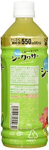 沖縄ボトラーズ シークヮサージュース 550ml×24本