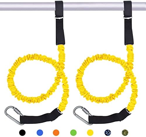 VNVM Kayak Paddle Leash Yellow, Kayak Oar Leash 2 Pack Adjustable Kayak Paddle Accessories for Sup Kayaking Canoing Fishing Boating