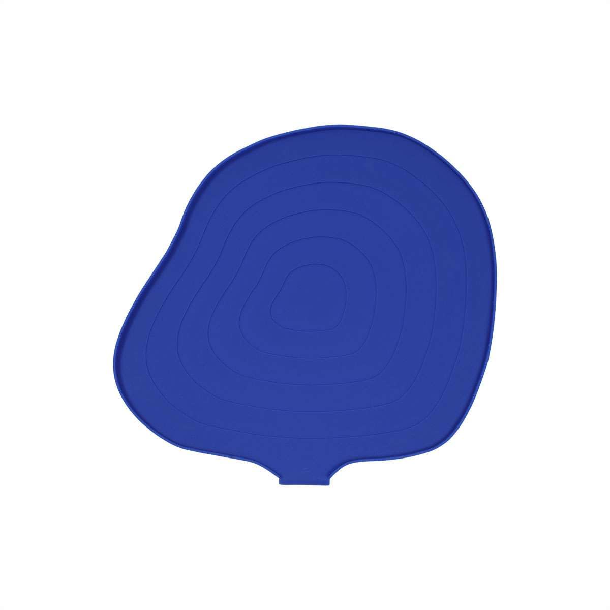 Plateau bleu en silicone H1,2x43x39,6cm