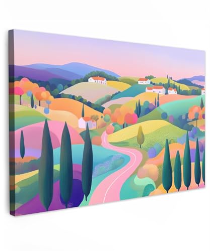 MuchoWow© Impression sur Toile Decoration Murale Peinture 90x60 cm Tableaux Decoratifs Muraux...