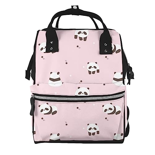 Sac à dos ordinateur portable protégeant votre PC avec un motif panda original et doux