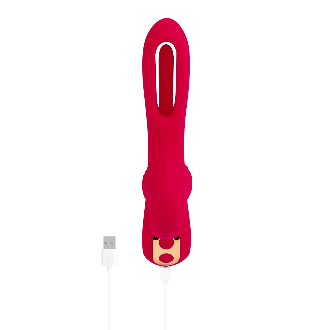EIS | vibratore | Rabbit in silicone con stimolatore nello stelo | 18 cm