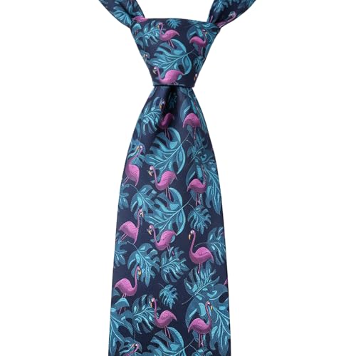 Image of Alizeal Mens 3.15'' Gradient Novelty Pattern Tie Set with Pocket Square Casual Color Tie Set