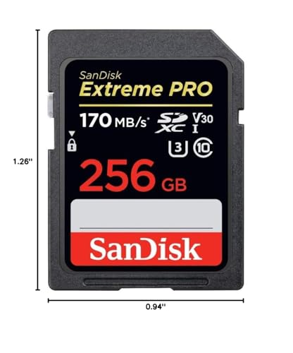 Image of [Older Version] SanDisk 256GB Extreme PRO SDXC UHS-I Card - C10, U3, V30, 4K UHD, SD Card - SDSDXXY-256G-GN4IN