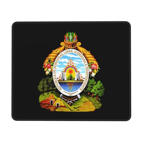 Tapis De Souris Armoiries du Honduras Mouse Pad Glissement Facile sous-Main Portable Mousepad pour Bureau Ordinateur Portable Gaming XL