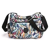 Trendy Crossbody Bags for Women - Crossover Purse for Woman, Over Shoulder Purse - Colorful Bramble