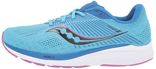 Saucony Women's Guide 14 Running Shoe, Blue Blaze/Berry, 5 #TOP7