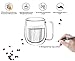 Huada Double Wall Insulated Borosilicate Glass Mugs Modern Espresso Cups, 10-Ounce, Set of 2