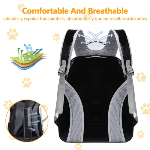 Mochila para gatos transpirable Galatée: adiós al estrés del transporte 5