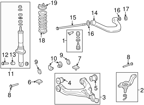 Genuine Toyota 43330-39556 Lower Ball Joint 4333039556