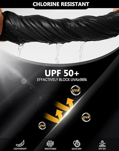 G Gradual Women's 9" Long Swim Board Shorts with Zipper Pockets High Waisted Knee Length Beach Swimming Shorts with Liner4