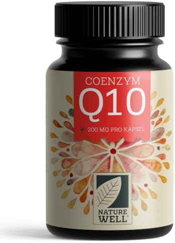 Q10 Kapseln hochdosiert 120x mit 200mg Coenzym Q10 pro Kapsel - hochwertiges Coenzym Q10 Ubichinon aus Fermentation - laborgeprüft mit Zertifikat - Vorrat für 4 Monate - 100% vegan