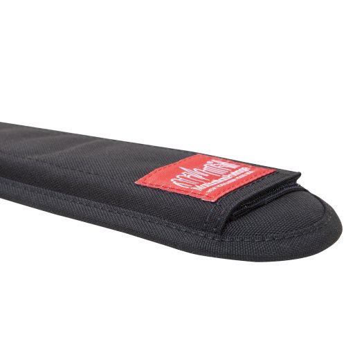 Manhattan Portage Shoulder Pad Large (Black, Hook & Loop, Strap, Thick Padding, Adjustable, 2.5 Inches Wide, 1000D, Comfort, One Size) #TOP2