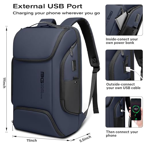 Image of BANGE Business Laptop Smart backpack Can Hold 15.6 Inch Laptop Commute Backpack Carry on bag for men and women