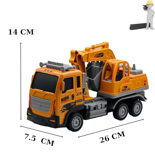 Uzaktan Kumandalı Şarjlı Full Fonksiyon Işıklı İnşaat Makineleri 27 Mhz 1:16 Ölçek (Kepçe)