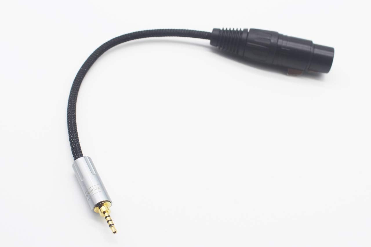 🛒 Crаzу Dеаlѕ 2.5mm to 4 pin XLR Female Balanced Headphone Audio Headphone 8 Core Silver Plated Adapter Cable 15CM for AK240 AK380 AK320 DP-X1 X5III XDP-300R Hоlіdау Dеаlѕ 🛒 2.5mm to 4 pin XLR Female Balanced Headphone Audio Headphone 8 Core Silver Plated Adapter Cable 15CM for AK240 AK380 AK320 DP-X1 X5III XDP-300R