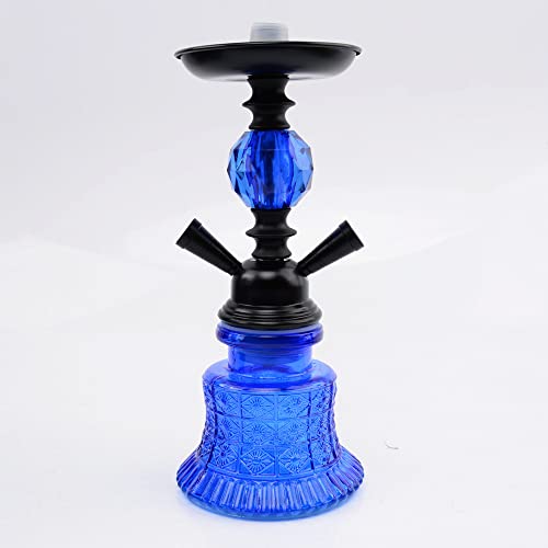 YYMMHH Wasserpfeife Doppelpfeife Kleine Wasserpfeife Wasserpfeife Zubehör Set Shisha Arabische Wasserpfeife, Für Brakah…