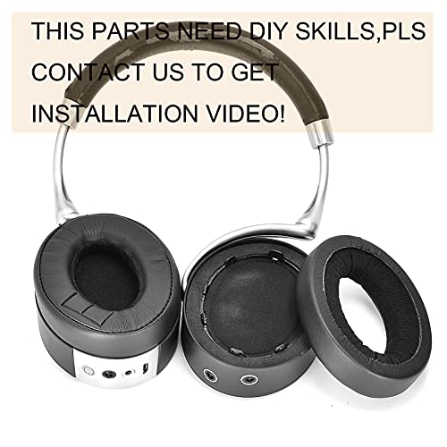 ZIk1.0 Ear Pads - acolchonamiento de reemplazo compatible con Parrot Zik (ZIk1, primera generación) Audífonos inalámbricos, almohadillas con cuero más suave y espuma de aislamiento de ruido miniatura 5