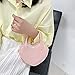 Girls Novelty Heart-Shaped Purse Chain Purse Zipper Closure Tote Handbag Shoulder Crossbody Bags Travel Wallet (Pink)