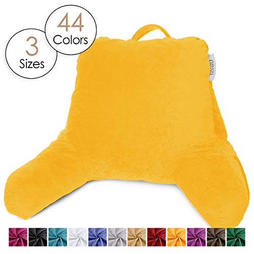 Nestl Reading Pillow, Petite Bed Rest Pillow with Arms for Kids & Young