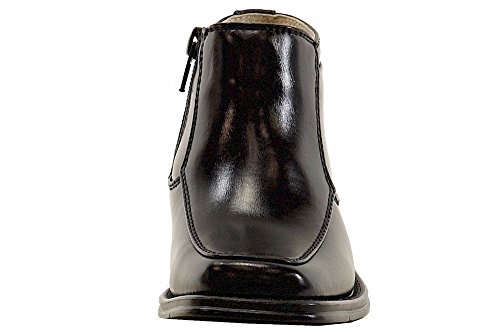 Boy's Top Boot Black School Uniform Boots Shoes Sz: 112