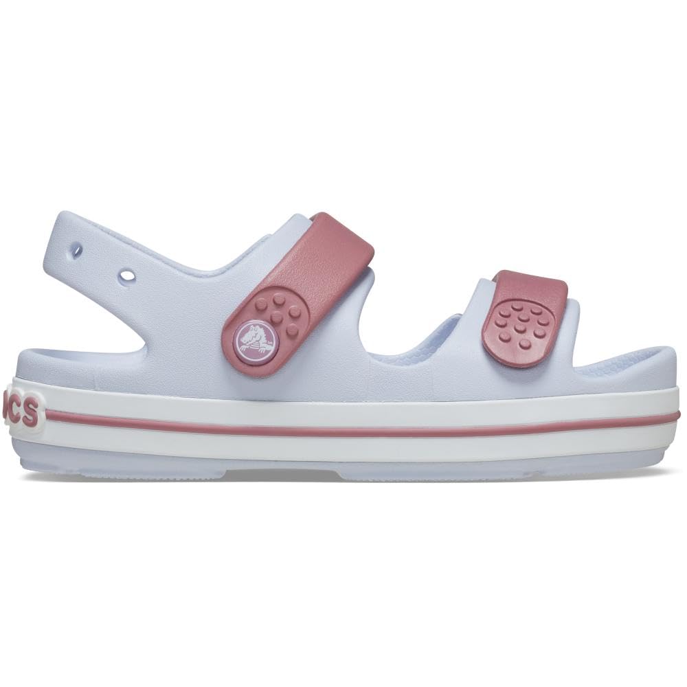 Crocs Crocband Cruiser Sandal T, Sandali Unisex - Bambini e Ragazzi, Dreamscape Cassis, 19/​20 EU