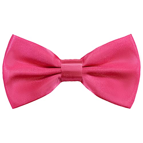Image of Bow Tie for Men & Boys, Pre-Tied Bowtie Adjustable 9-18in, for Formal Tuxedo, Prom Party, Wedding