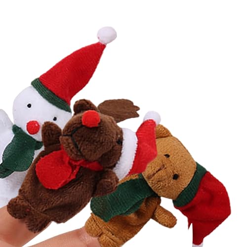 Mjjaoqyf 156159 Christmas Finger Puppet Set Of 5 thumb #5
