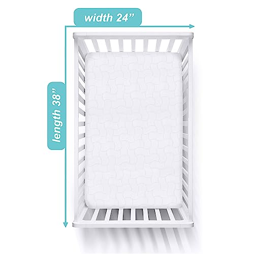 American Baby Company Waterproof Fitted Porta/Mini Crib Protective Mattress Pad Cover, White, For Boys And Girls, 1 Count (Pack Of 1) #TOP2