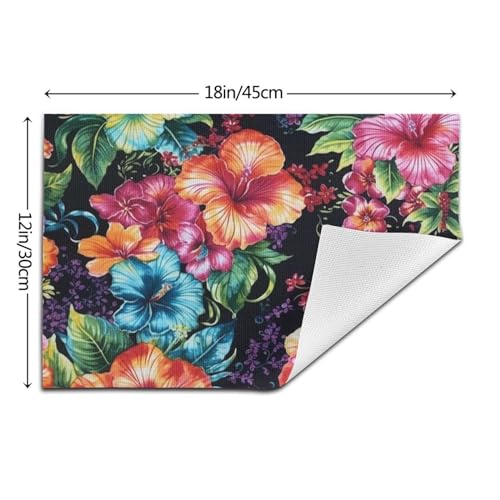 Sets de table antidérapants en vinyle lavable pour table de cuisine