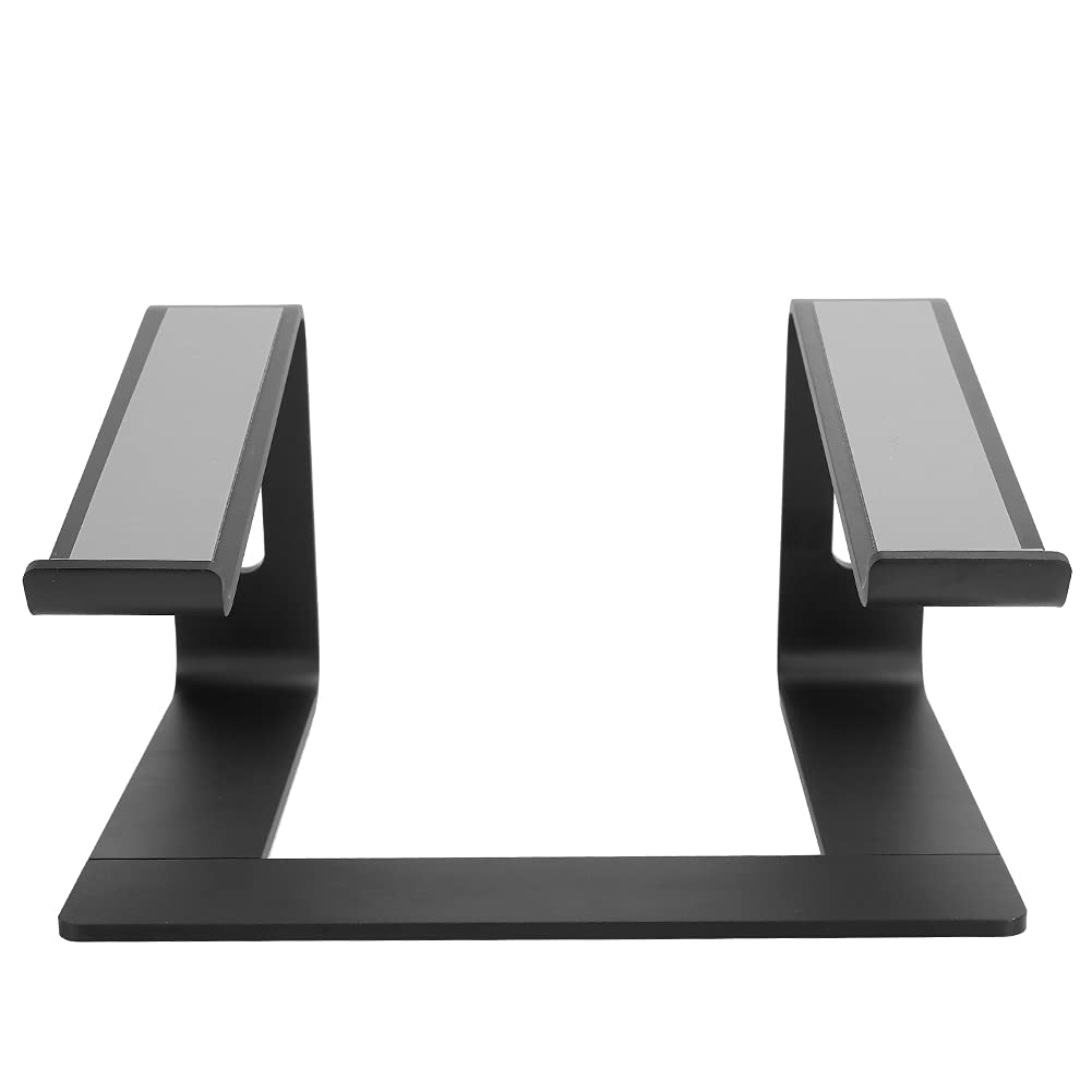 Supporto verticale per laptop, staffa di dissipazione del calore per notebook, supporto ventilato in lega di alluminio per PC desktop con gestione dei cavi, ideale per un ambiente